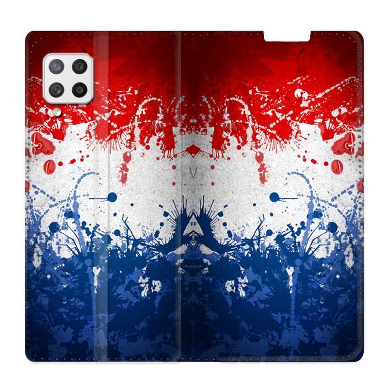 Housse Cuir Portefeuille Pour Samsung Galaxy A42 France Eclaboussure