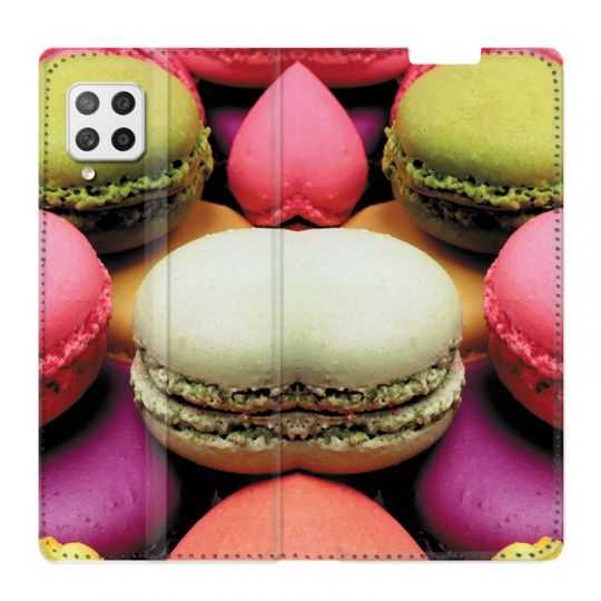 Housse Cuir Portefeuille Pour Samsung Galaxy A42 Macaron