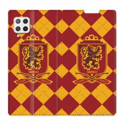 Housse Cuir Portefeuille Pour Samsung Galaxy A42 WB License Harry Potter Griffindor