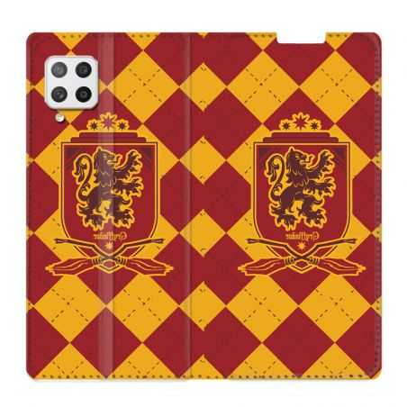 Housse Cuir Portefeuille Pour Samsung Galaxy A42 WB License Harry Potter Griffindor