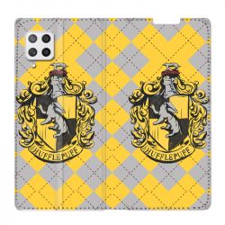 Housse Cuir Portefeuille Pour Samsung Galaxy A42 WB License Harry Potter Hufflepuff