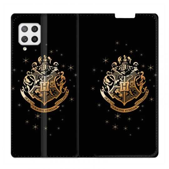 Housse Cuir Portefeuille Pour Samsung Galaxy A42 WB License Harry Potter Poudlard