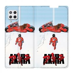 Housse Cuir Portefeuille Pour Samsung Galaxy A42 Manga Akira Affiche