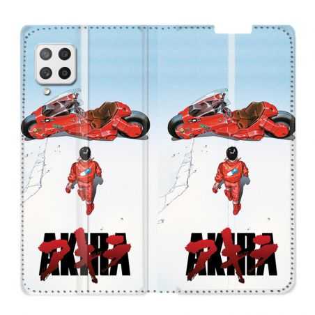 Housse Cuir Portefeuille Pour Samsung Galaxy A42 Manga Akira Affiche