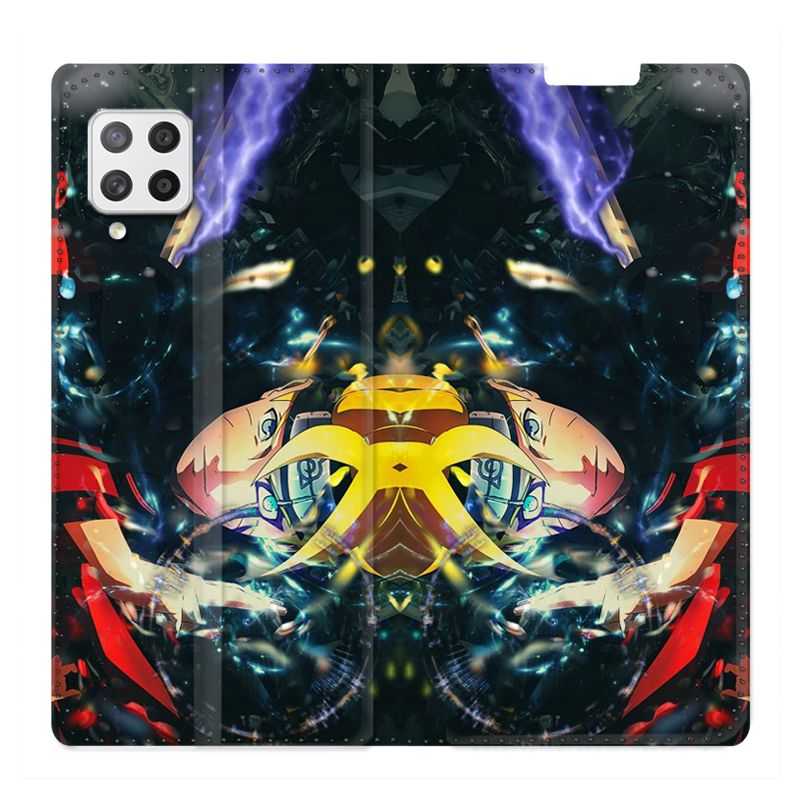 Housse Cuir Portefeuille Pour Samsung Galaxy A42 Manga Boruto Eclair