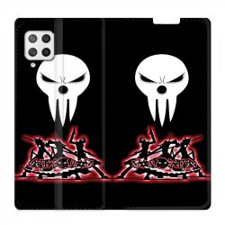 Housse Cuir Portefeuille Pour Samsung Galaxy A42 Manga Soul Eater Noir