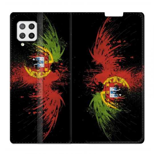 Housse Cuir Portefeuille Pour Samsung Galaxy A42 Portugal Aigle