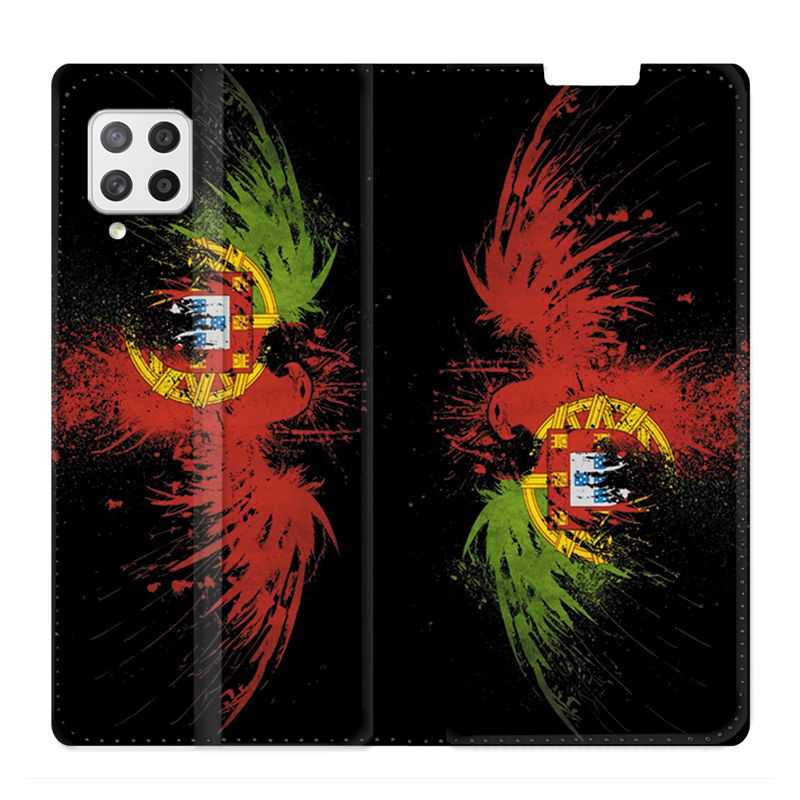 Housse Cuir Portefeuille Pour Samsung Galaxy A42 Portugal Aigle