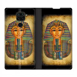 Housse Cuir Portefeuille Pour Xiaomi Redmi Note 9 Egypte Pharaon