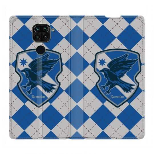 Housse Cuir Portefeuille Pour Xiaomi Redmi Note 9 WB License Harry Potter Ravenclaw