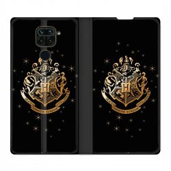 Housse Cuir Portefeuille Pour Xiaomi Redmi Note 9 WB License Harry Potter Poudlard
