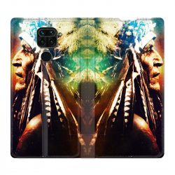 Housse Cuir Portefeuille Pour Xiaomi Redmi Note 9 Indien