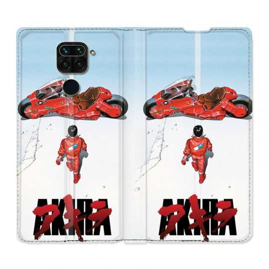 Housse Cuir Portefeuille Pour Xiaomi Redmi Note 9 Manga Akira Affiche