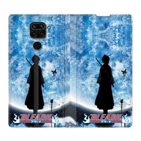 Housse Cuir Portefeuille Pour Xiaomi Redmi Note 9 Manga Bleach Lune