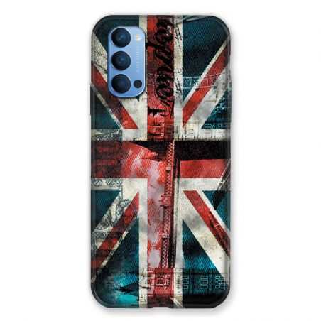 Coque Pour Oppo Reno 4 Angleterre UK Jean's