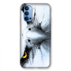 Coque Pour Oppo Reno 4 Aigle Royal Blanc