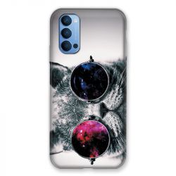 Coque Pour Oppo Reno 4 Chat Fashion