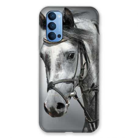 Coque Pour Oppo Reno 4 Cheval Blanc