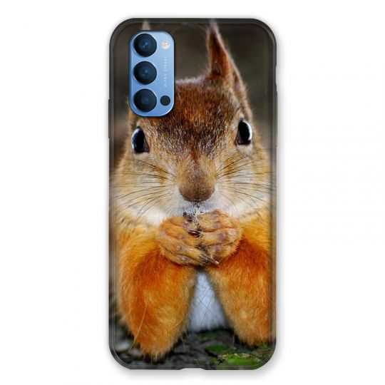 Coque Pour Oppo Reno 4 Ecureuil Face