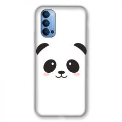 Coque Pour Oppo Reno 4 Panda Blanc