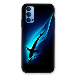 Coque Pour Oppo Reno 4 Requin Noir