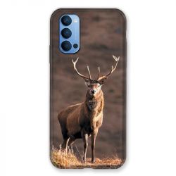 Coque Pour Oppo Reno 4 Chasse Chevreuil Blanc
