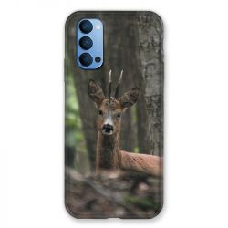 Coque Pour Oppo Reno 4 Chasse Chevreuil Bois