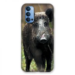 Coque Pour Oppo Reno 4 Chasse Sanglier bois