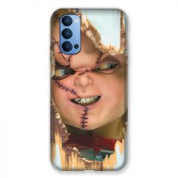 Coque Pour Oppo Reno 4 Chucky Blanc