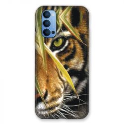 Coque Pour Oppo Reno 4 Oeil Tigre
