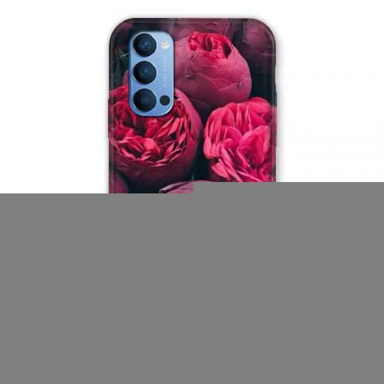Coque Pour Oppo Reno 4 Fleur Pivoine