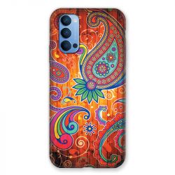 Coque Pour Oppo Reno 4 Fleur Psychedelic