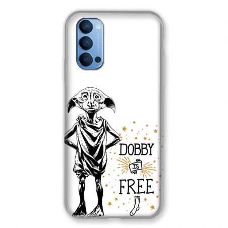 Coque Pour Oppo Reno 4 WB License Harry Potter Dobby Free B