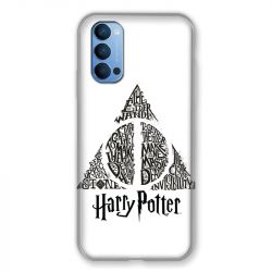 Coque Pour Oppo Reno 4 WB License Harry Potter Triangle Blanc