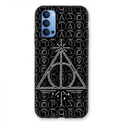 Coque Pour Oppo Reno 4 WB License Harry Potter Triangle noir
