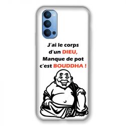 Coque Pour Oppo Reno 4 Humour Bouddha