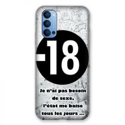 Coque Pour Oppo Reno 4 Humour 18 Ans