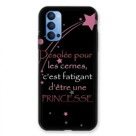 Coque Pour Oppo Reno 4 Humour Princesse