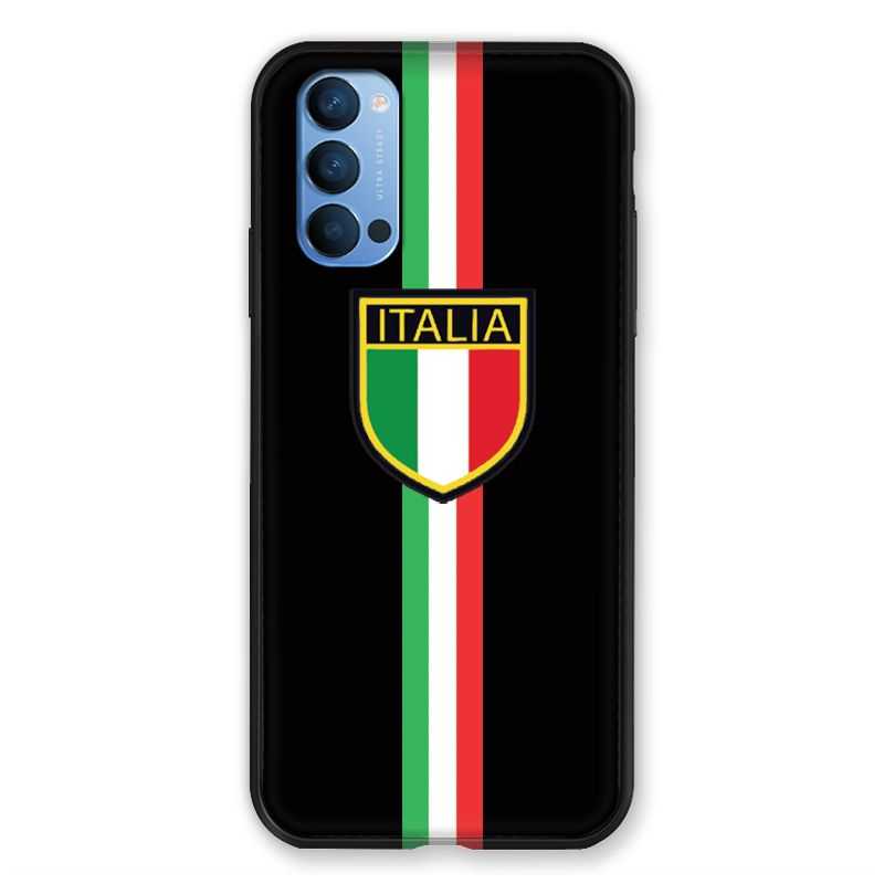 Coque Pour Oppo Reno 4 Italie 3 Noir