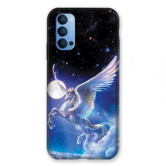 Coque Pour Oppo Reno 4 Licorne Céleste
