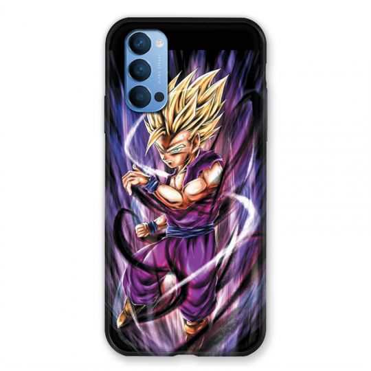 Coque Pour Oppo Reno 4 Manga Dragon Ball Sangohan Violet