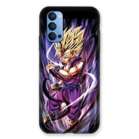 Coque Pour Oppo Reno 4 Manga Dragon Ball Sangohan Violet
