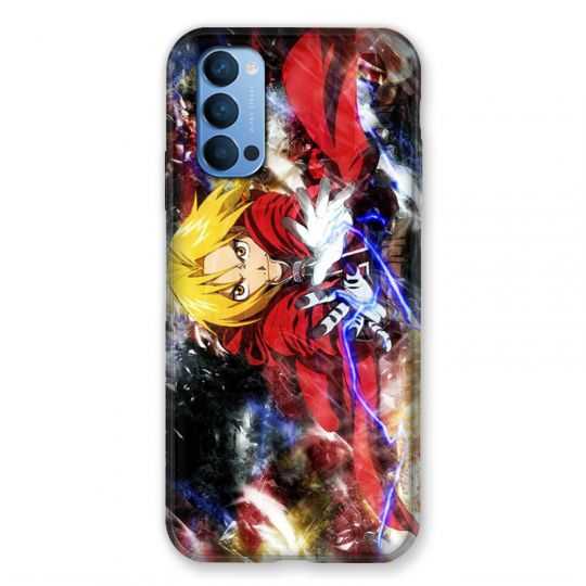 Coque Pour Oppo Reno 4 Manga Fullmetal Alchemist Color