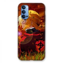 Coque Pour Oppo Reno 4 Manga Fullmetal Alchemist Rouge