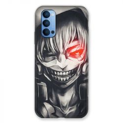 Coque Pour Oppo Reno 4 Manga Kaneki Noir