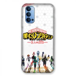 Coque Pour Oppo Reno 4 Manga My Hero Academia Blanc