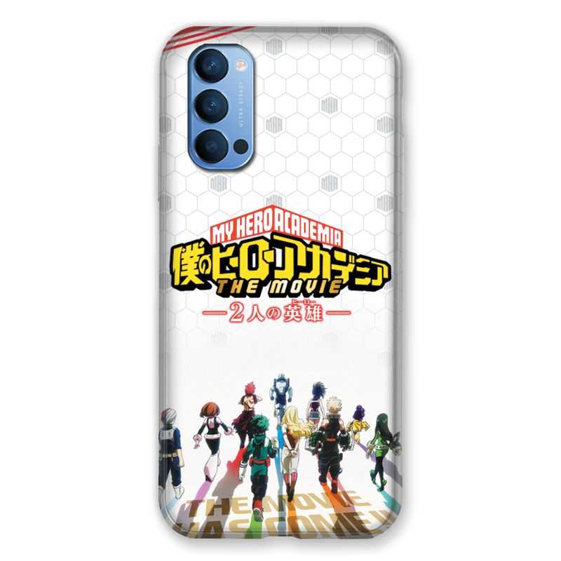 Coque Pour Oppo Reno 4 Manga My Hero Academia Blanc