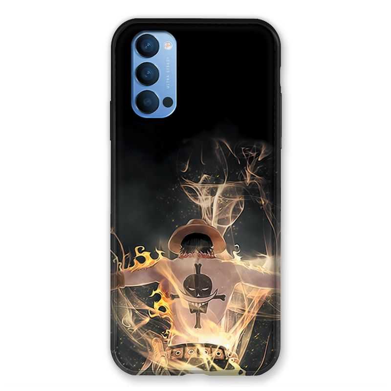 Coque de luxe en verre trempé pour OPPO Reno 4, cadre en Silicone souple,  4G, 5G | AliExpress