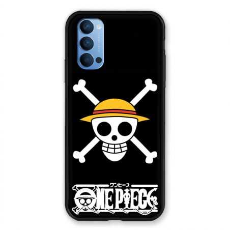 Coque Pour Oppo Reno 4 Manga One Piece Tete de Mort