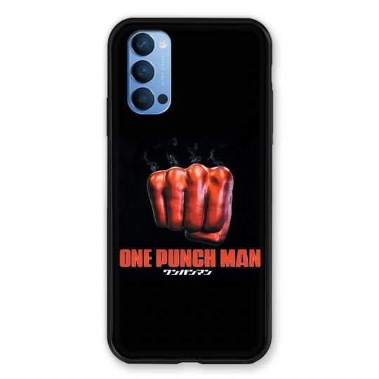 Coque Pour Oppo Reno 4 Manga One Punch Man Poing